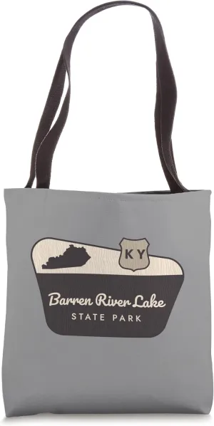 Barren River Lake State Park Kentucky Welcome Sign Vacation Tote Bag