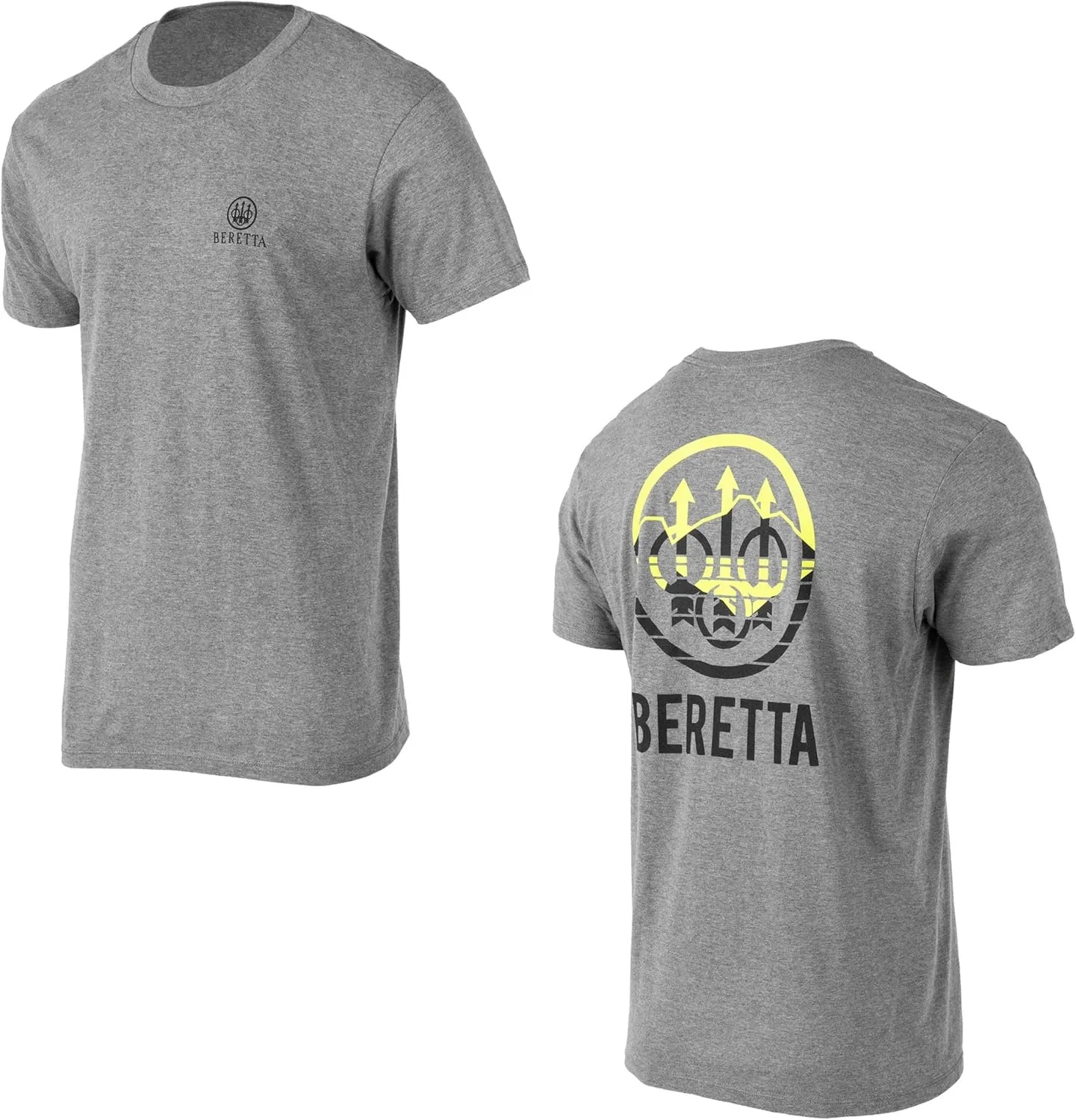 Beretta Men's Alps Retro Lightweight Breathable Cotton/Poly Blend Crewneck Casual Outdoor Hunting Short Sleeve T-Shirt
