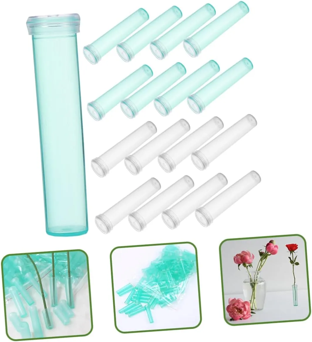 BESPORTBLE 1 Set Flower Nutrition Tube Eucalyptus Planters Pots Kit Plant Watering Globes Lip Gloss Tubes Water Tube Bud Vases Faux Flowers Floral Water Basket Plants Jars Artificial Plastic