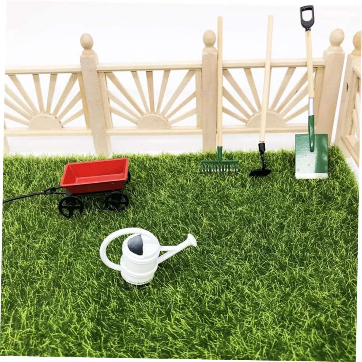 BESPORTBLE 2 Sets Mini Gardening Tool Model Mini for Micro Garden Decor Creative and Accessories for Dollhouses and Fairy Garden Scenes Safe and Fun