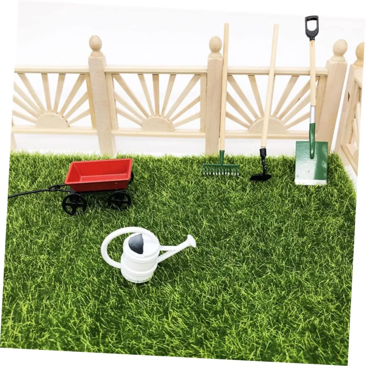 BESPORTBLE 2 Sets Mini House Garden Accessory Miniature Gardening Tools for Decor for Dollhouse Fairy Garden Enhances Imagination and Creativity
