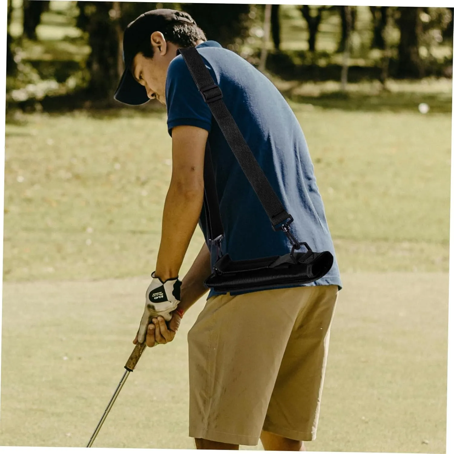 BESPORTBLE Golf Club Bag Light Practice Straps Men Clubs Portable Golf Ranges Bag Golf Bag for Golfs Covers