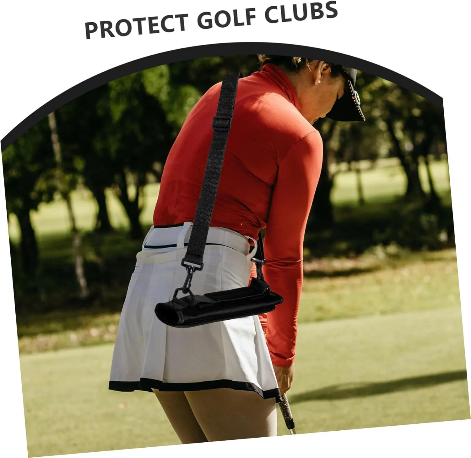 BESPORTBLE Golf Club Bag Light Practice Straps Men Clubs Portable Golf Ranges Bag Golf Bag for Golfs Covers
