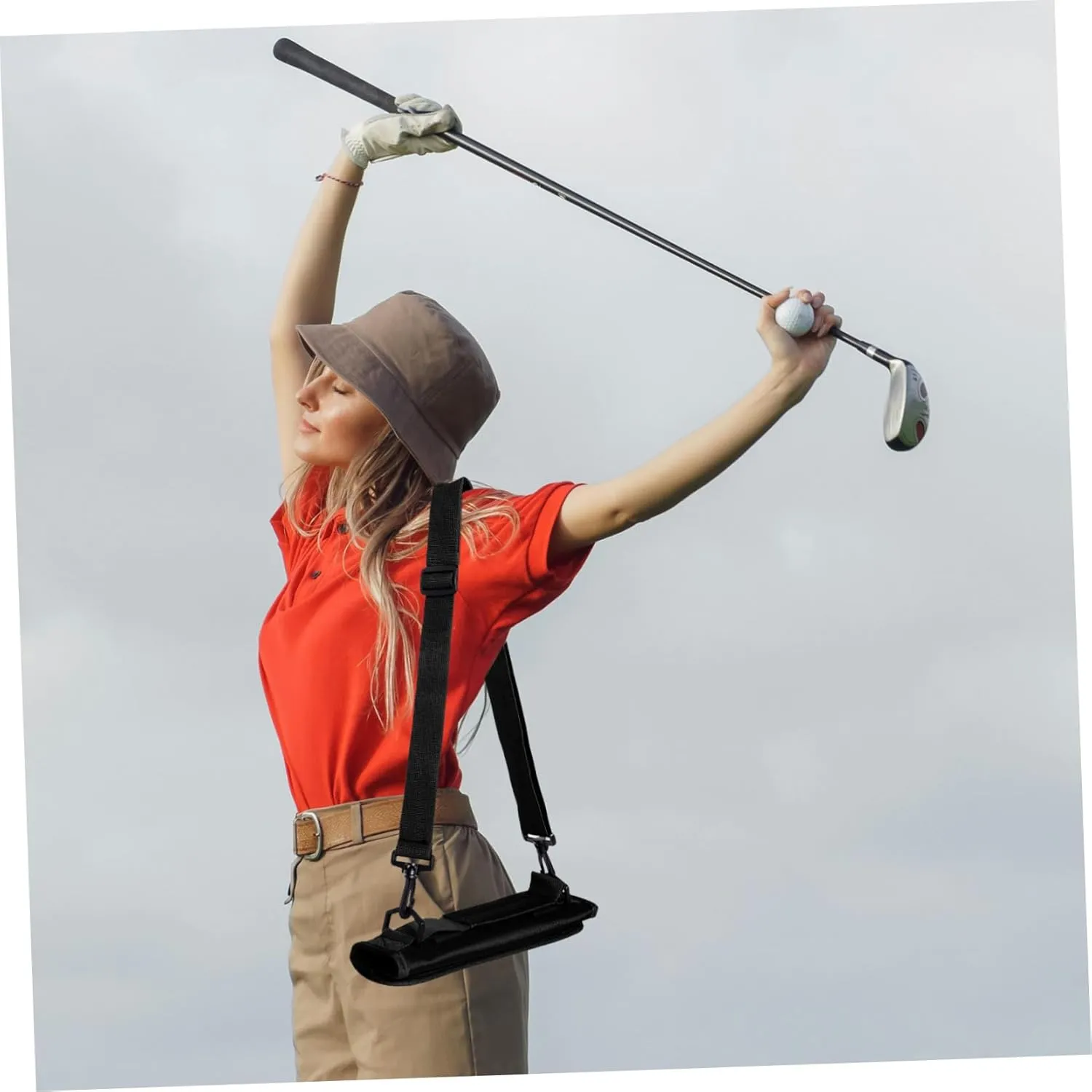 BESPORTBLE Golf Club Bag Light Practice Straps Men Clubs Portable Golf Ranges Bag Golf Bag for Golfs Covers