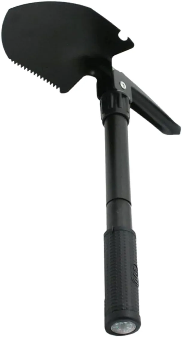 BESPORTBLE Multifunctional Folding Shovel Durable Outdoor Tool for Camping Trenching Landscaping Ergonomic Non Slip Handle Portable Easy to Adjust