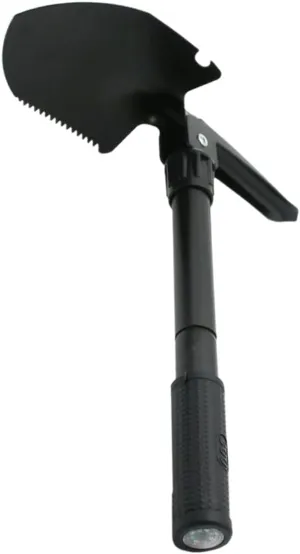 BESPORTBLE Multifunctional Folding Shovel Durable Outdoor Tool for Camping Trenching Landscaping Ergonomic Non Slip Handle Portable Easy to Adjust
