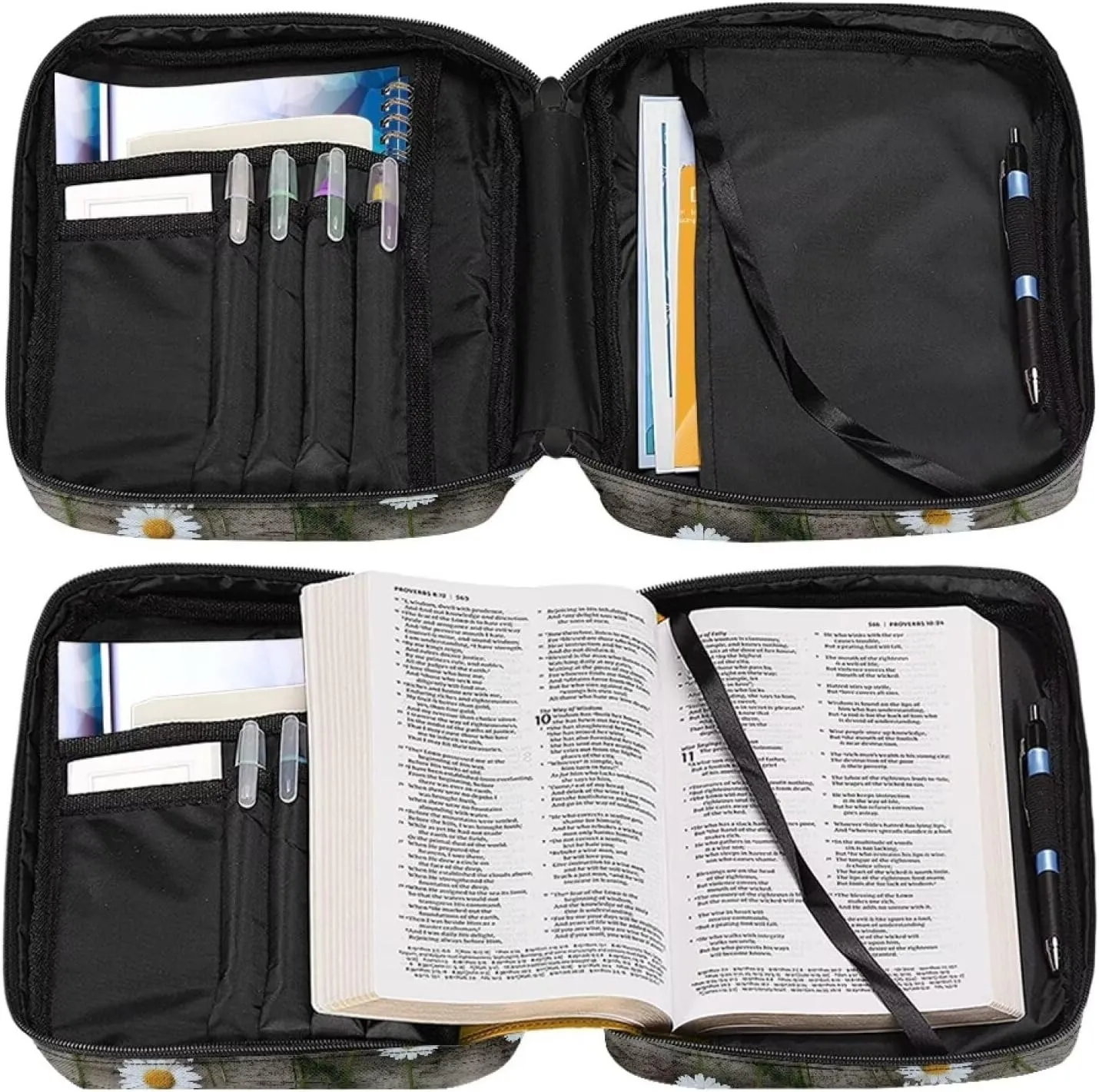 Bible Bags and Totes for Women Men Western Bible Case Book Covers for Hard Cover Bible Accessories Women Men