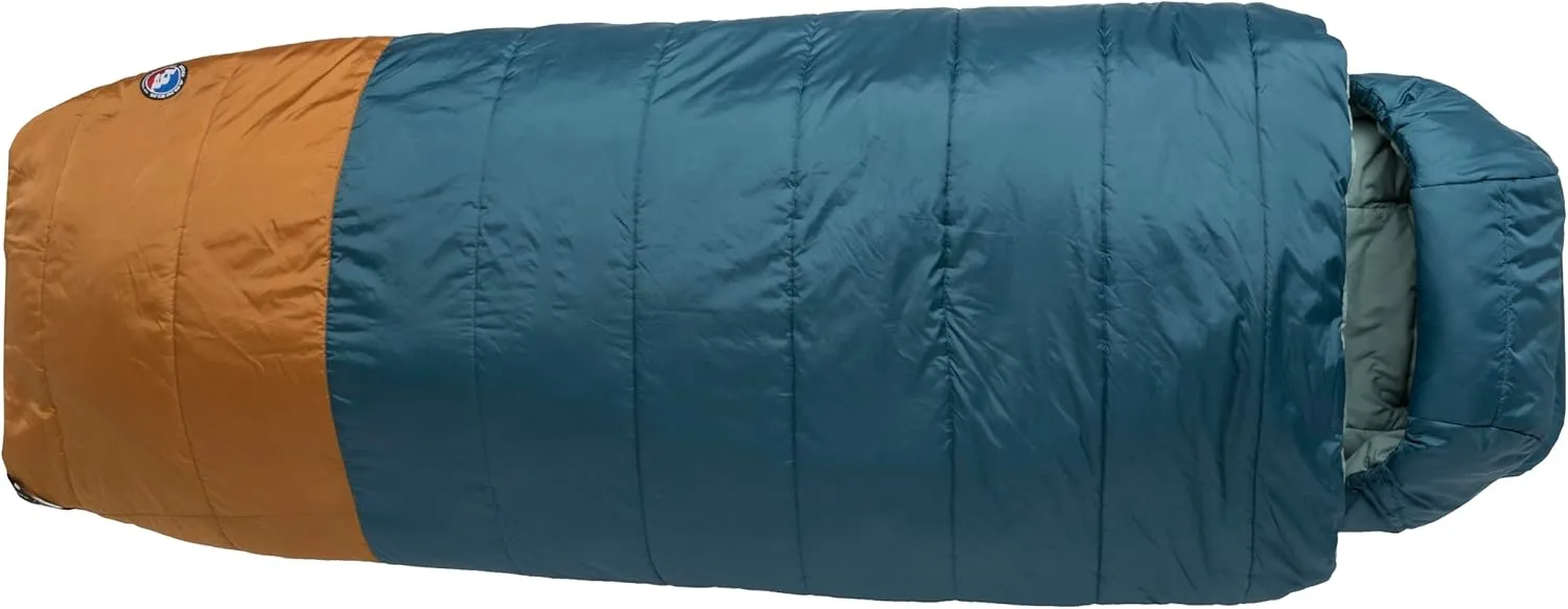Big Agnes Echo Park Sleeping Bag - Extra Roomy Deluxe Comfort, 0°/25°/35° - Padlok Sleep System for Sleeping Pad Attachment