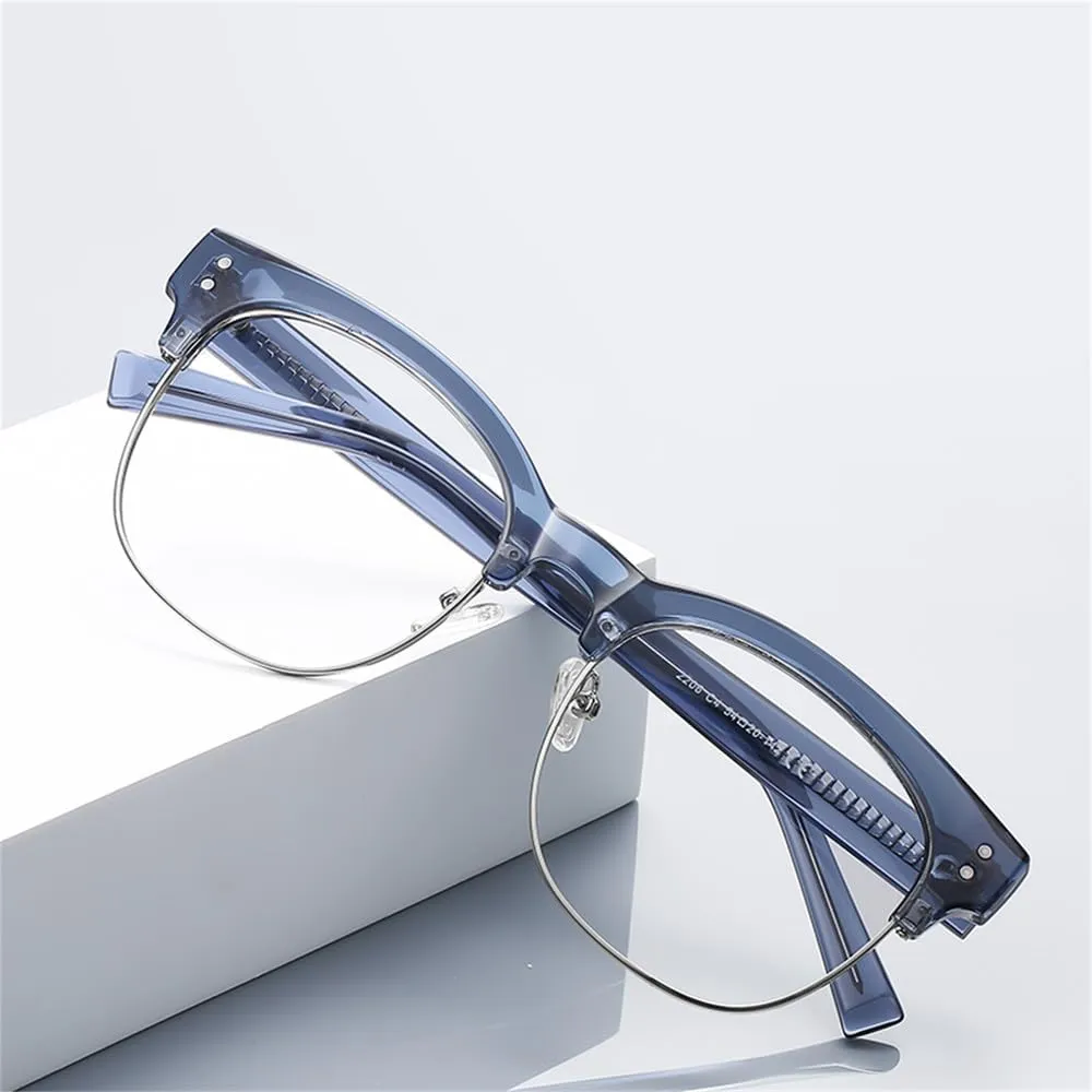 big glasses frame for men clear lens retro glasses CP acetate male accessories(1,One Size)