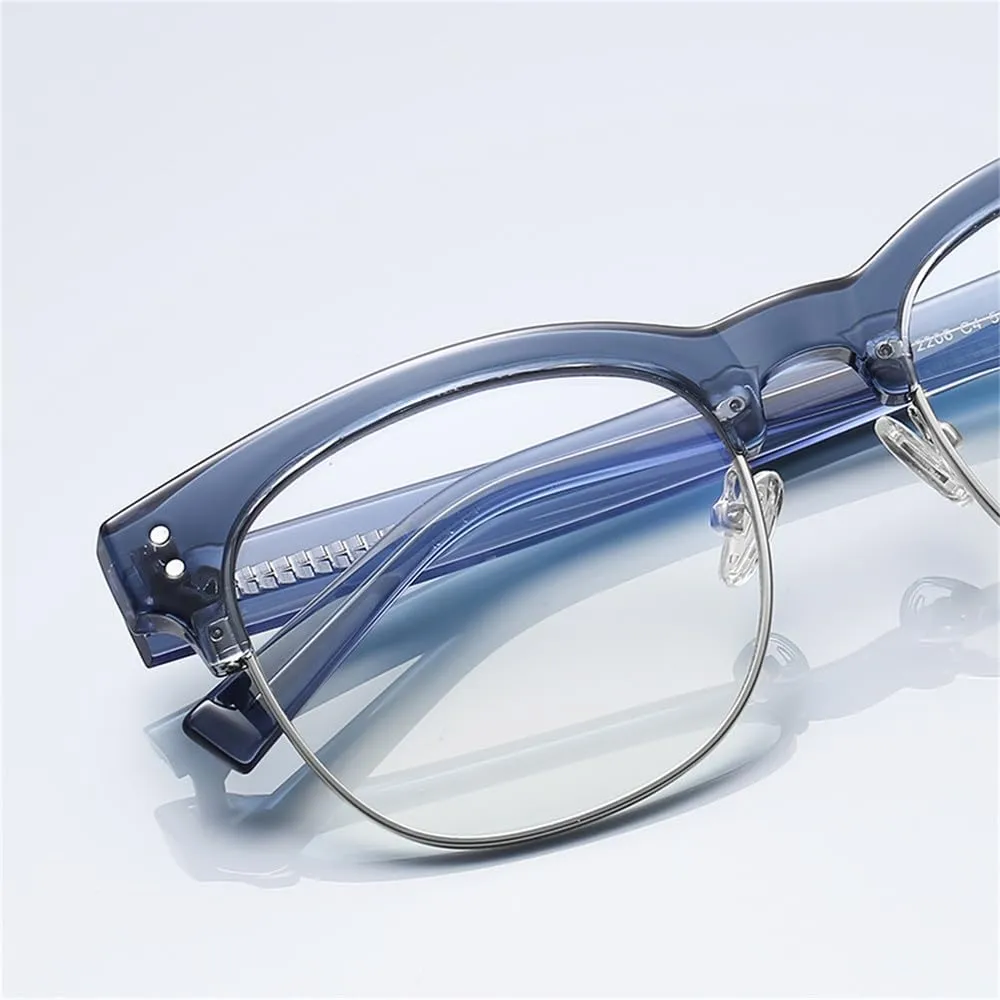 big glasses frame for men clear lens retro glasses CP acetate male accessories(1,One Size)