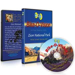 Bike-O-Vision - Virtual Cycling Adventure - Zion National Park - Perfect for Indoor Cycling and Treadmill Workouts - Cardio Fitness Scenery Video #17