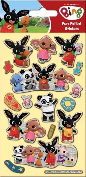 Bing Reusable Foil Stickers