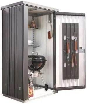 Biohort 3' X 2.7' X 6' Dark Gray Equipment Locker 90 (BIO1102)