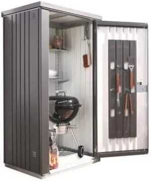 Biohort 3' X 2.7' X 6' Dark Gray Equipment Locker 90 (BIO1102)