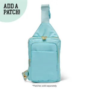 Blue Crossbody Nylon Sling