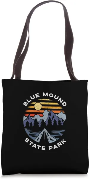 Blue Mound State Park Wisconsin Vacation Camping Souvenir Tote Bag