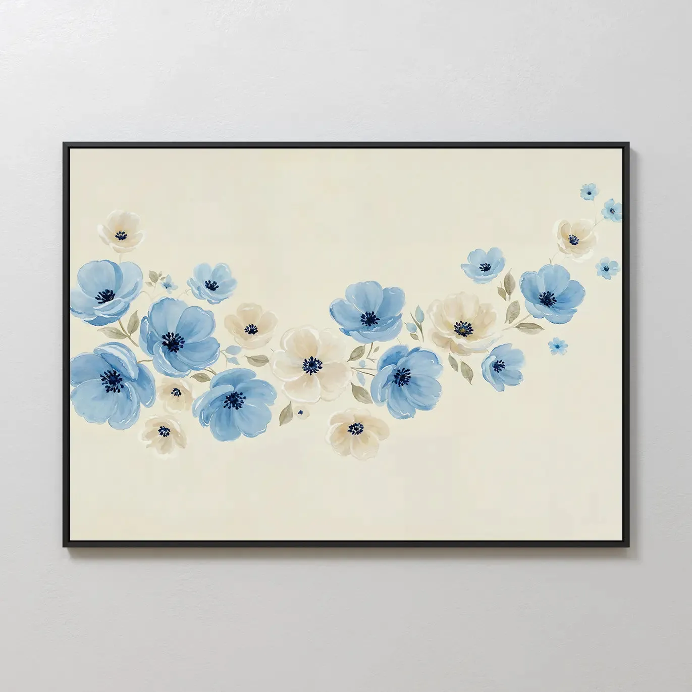 Blue Prairie Canvas Art