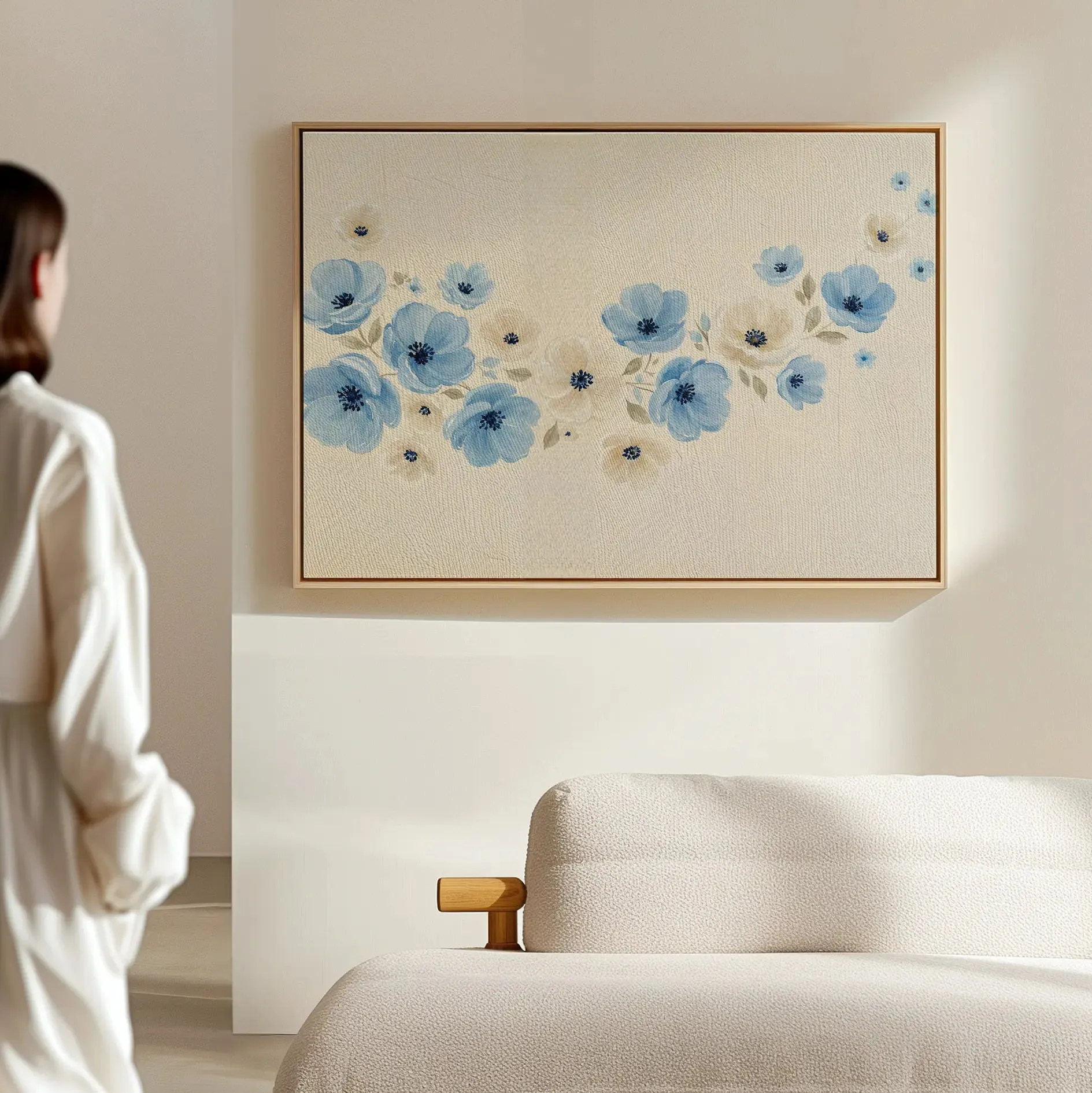 Blue Prairie Canvas Art