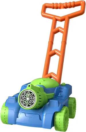 Bubble Lawn Mower for Toddlers, Kids Bubble Machine, Bubble Blower Maker, Summer Outdoor Push Gardening Toys for Kids Age 1 2 3  Year Old