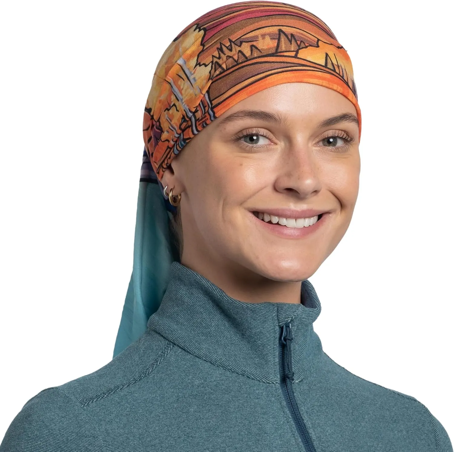 BUFF CoolNet UV Neck Gaiter, UPF 50 Sun Protection, Breathable, Versatile, Quick Dry Face Mask, National Park, Adult Size