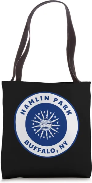 Buffalo New York Hamlin Park Neighborhood Pride City Flag Tote Bag