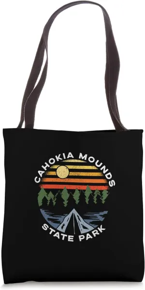 Cahokia Mounds State Park Illinois Forest Camping Vacation Tote Bag