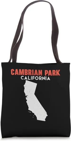 Cambrian Park California USA State America Travel California Tote Bag
