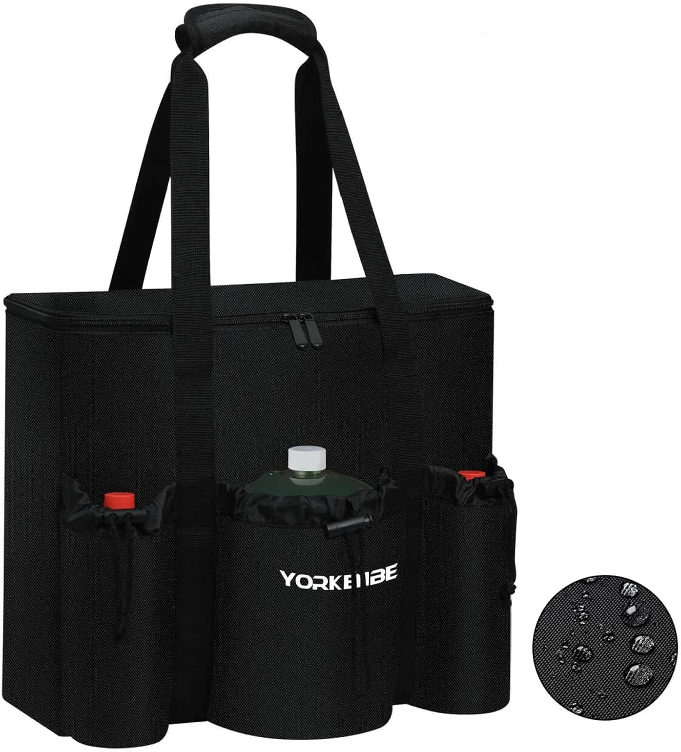 Camping Stove Carry bag, for Coleman 1-Burner Butane Stove, Stove Storage bag, with Double Zipper, 3 Adjustable Pockets, Fits Grills/Stoves up to 15.3 x 14.5 x 5.5Inches