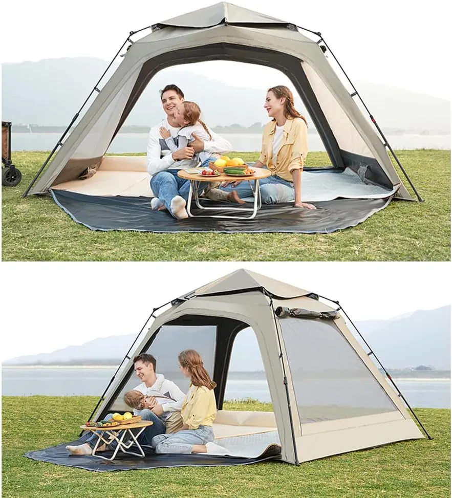 Camping Tent Waterproof & Windproof 3 Seasons Lightweight Backpacking Tent Suitable for Outdoor,Hiking,Glamping - Easy Setup Removable Rainfly Portable Tent