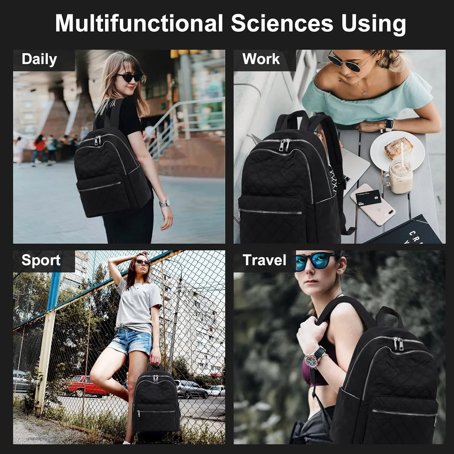 CAMTOP Mini Backpack Small Backpack Purse for Women Lightweight Cute Fashion Backpack Bookbag Daypack for Travel Shopping