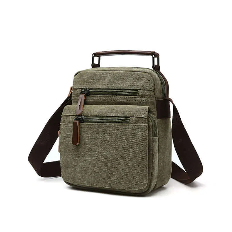Canvas Small Shoulder Crossbody Bag