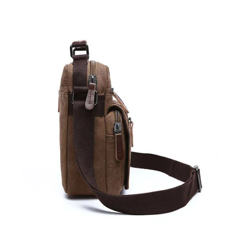 Canvas Small Shoulder Crossbody Bag