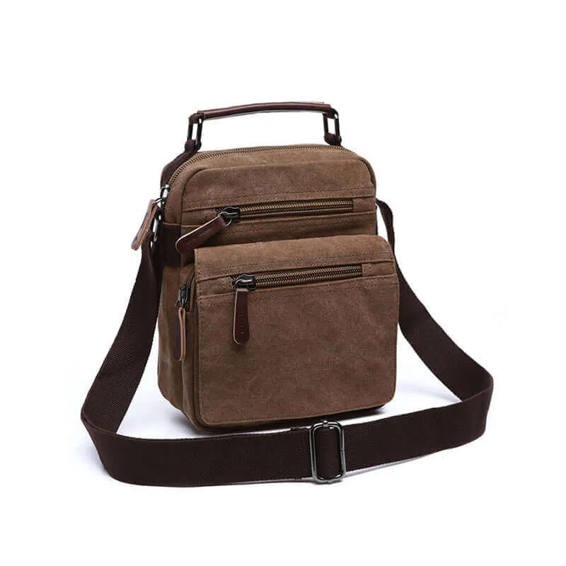 Canvas Small Shoulder Crossbody Bag