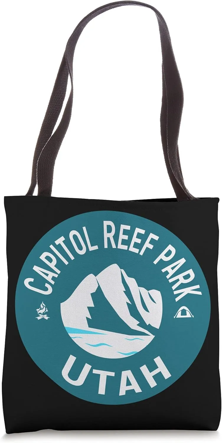 Capitol Reef Utah National Park Travel Hiking Camping Tote Bag