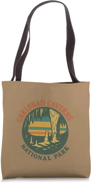 Carlsbad Caverns National Park Badge Tote Bag