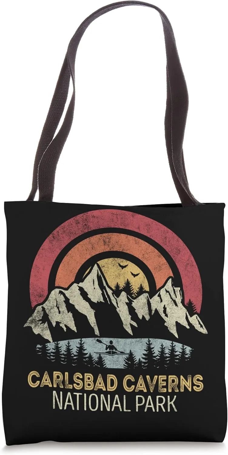 Carlsbad Caverns National Park Mountain Sunset Sunrise Tote Bag