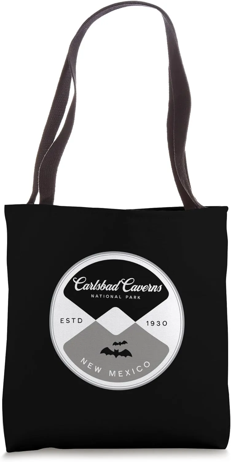 Carlsbad Caverns National Park New Mexico Circle Graphic Tote Bag