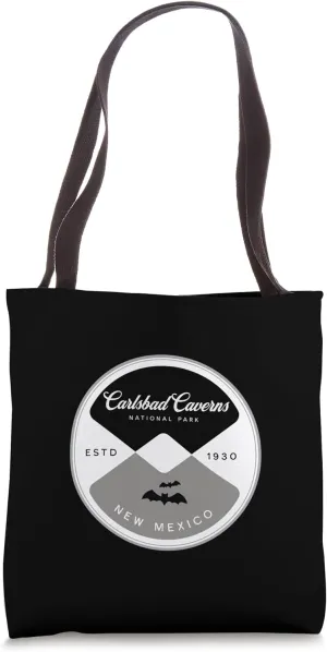 Carlsbad Caverns National Park New Mexico Circle Graphic Tote Bag