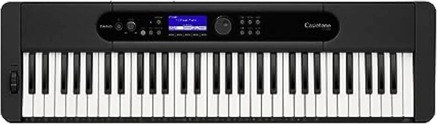 Casio Casiotone CT-S400 – 61-Key Touch-Responsive Portable Keyboard | AiX Sound, 600 Tones, 200 Rhythms, Pitch Bend, USB-MIDI, Surround Speakers, Chordana App Compatible | Lightweight & Travel-Ready
