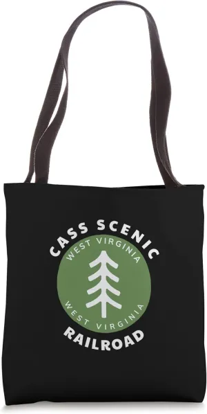 Cass Scenic Railroad State Park West Virginia Souvenir WV Tote Bag