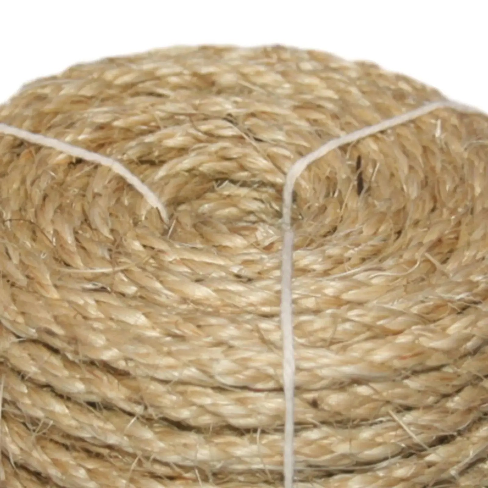 Cat Scratching Post – Durable Twisted Sisal Rope for Gardening, DIY Artwork, and Climbing Frames. 6mm x 20M.