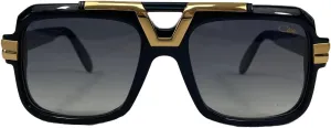 Cazal 664 Sunglasses 001SG Black/Grey Gradient Lens 56mm