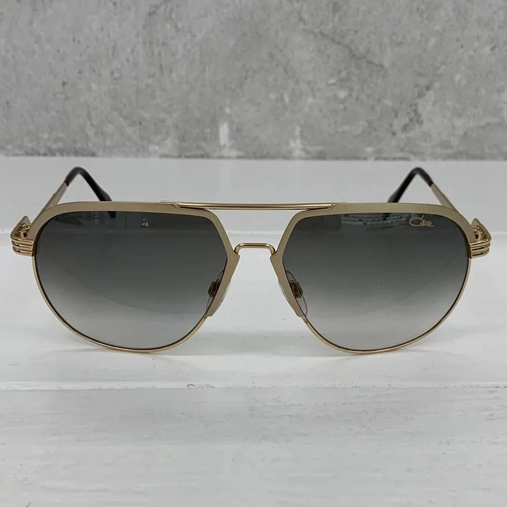 Cazal 9083 002 Sunglasses Men's Gold-Brown/Green Gradient Lenses 62mm