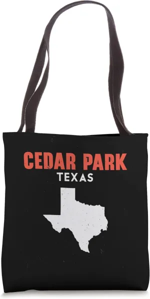 Cedar Park Texas USA State America Travel Texan Tote Bag