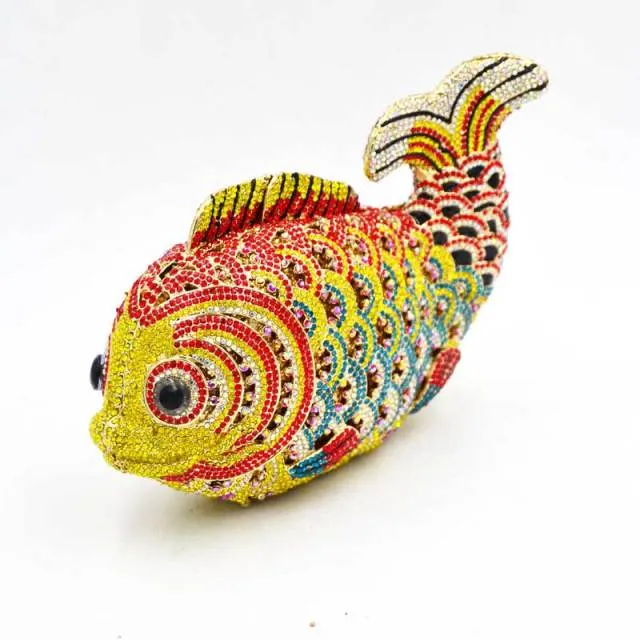 Chinese New Year Koi Clutch Bag