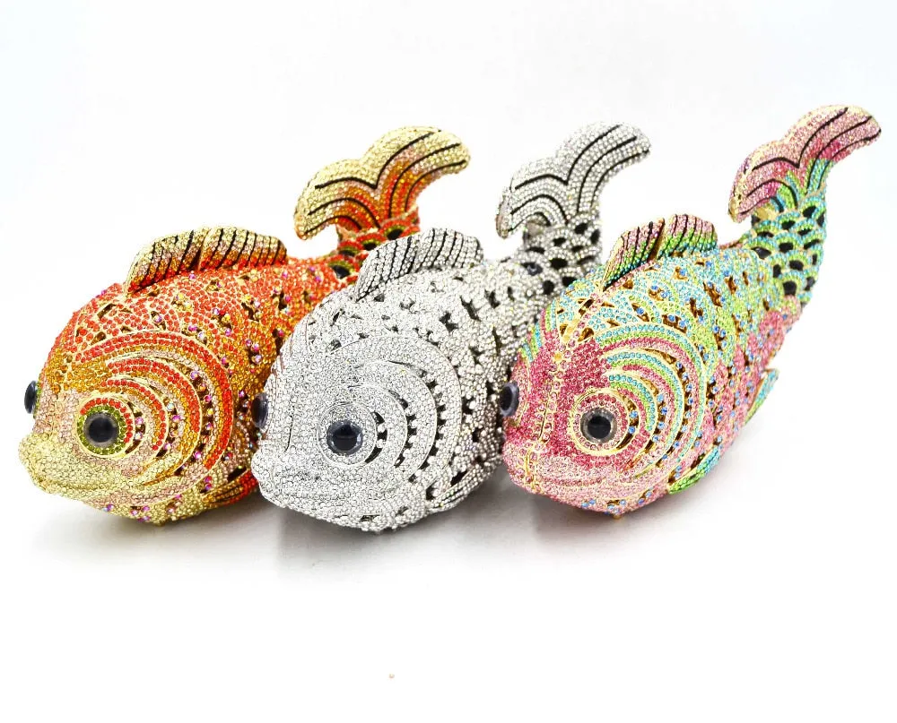 Chinese New Year Koi Clutch Bag