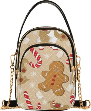 Christmas Nutcracker Crossbody Bags for Women Small Purse Chain Shoulder Bags Hand Bags for Trip Gifts Work