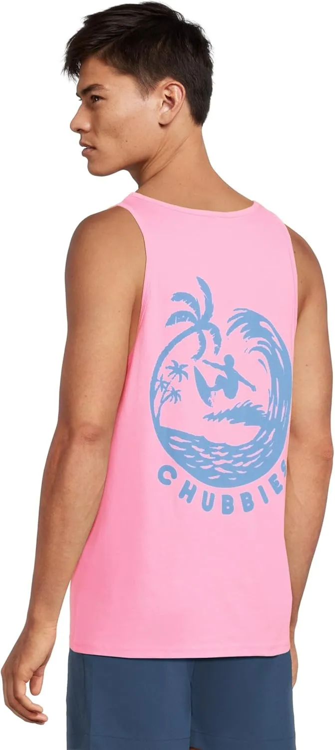 Chubbies Men's The Surfer (Non Pocket Graphic Tank)