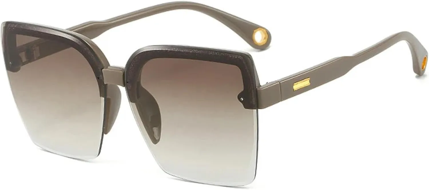 Classic Oversized Frame Sunglasses Women Men Fashion Outdoor Driving Summer Traveling Sun Glasses Uv400