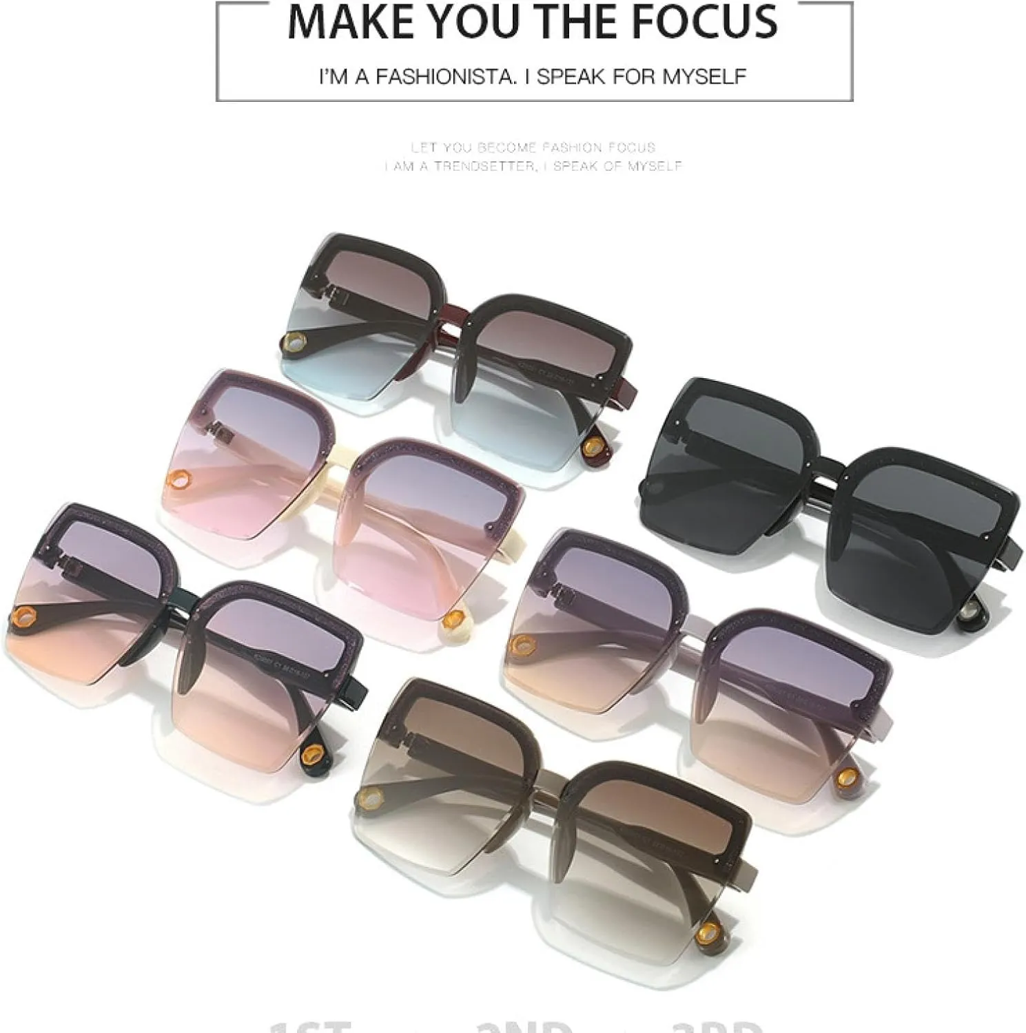 Classic Oversized Frame Sunglasses Women Men Fashion Outdoor Driving Summer Traveling Sun Glasses Uv400